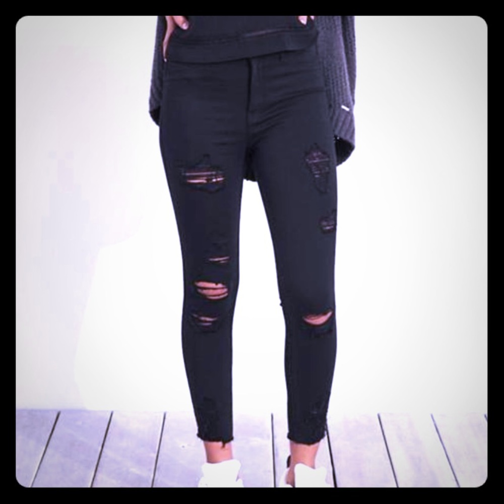 Hollister high rise jeans sold